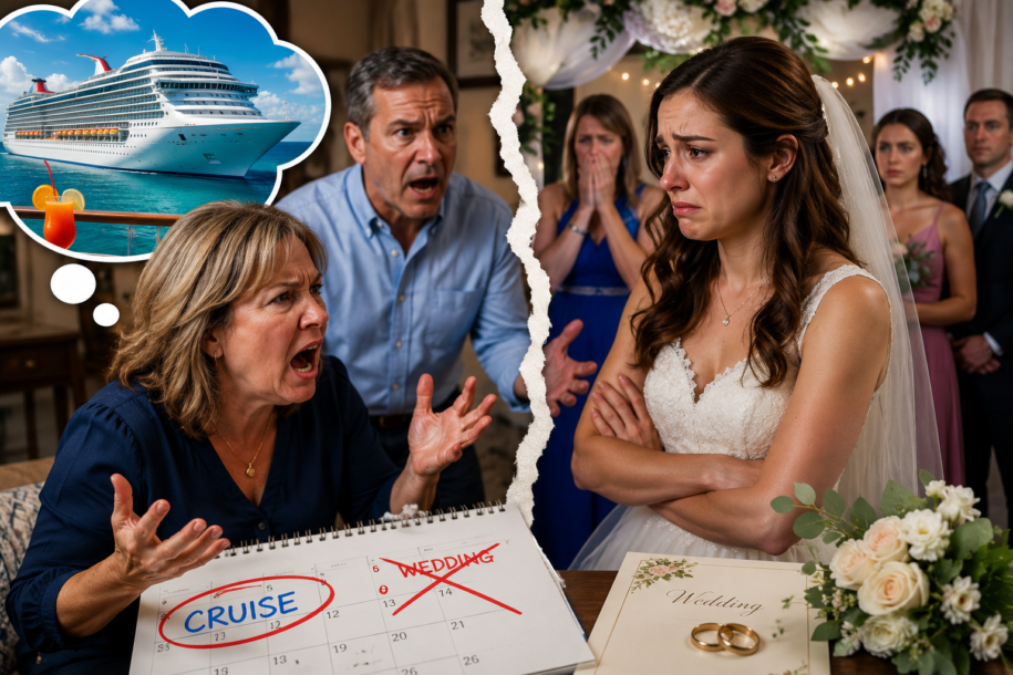 AITA for Being Furious My Daughter’s Wedding Ruined My Cruise Plans?” 
